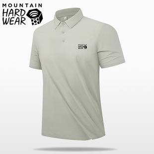 Mountainhardwear山浩夏季新款运动冰丝速干短袖T恤男翻领polo衫