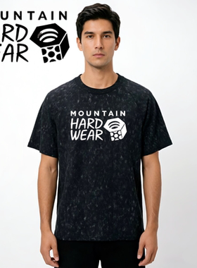 Mountain Hardwear山浩男女款新款飘花潮流短袖T恤棉圆领透气运动