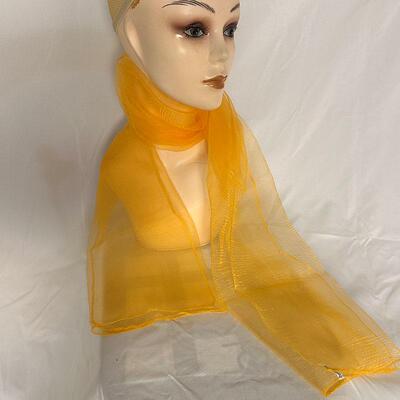 长款百搭弹力纱巾丝巾广场舞披肩