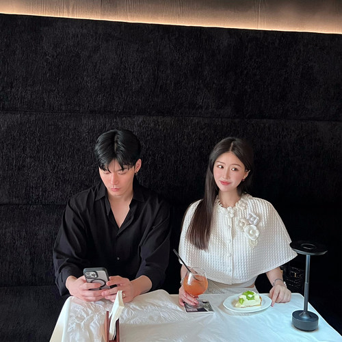 熊熊【小香斗篷】白富美贵气斗篷套装 长裙唯美/短裙性感花朵胸针