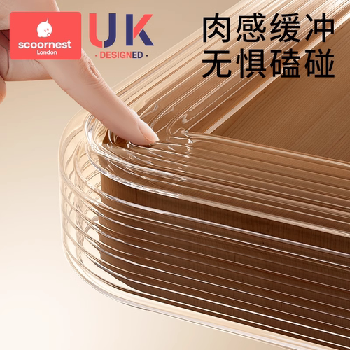 科巢专利款透明防撞条软弹防撞