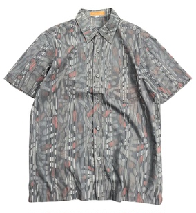 复古 痞帅古着风 纹理暗花工艺 天丝+纯棉=挺实有垂感男衬衣