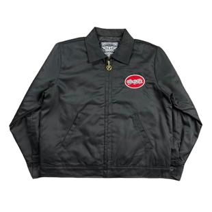 匪帮骑行刺绣宽松休闲棉衣外套 夹克 美式 底特律复古翻领机车工装