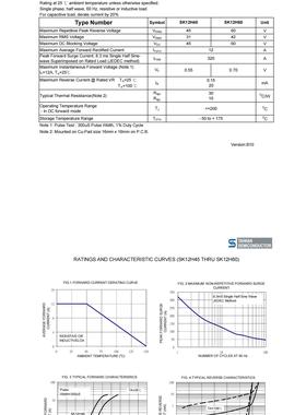SK12H45  SK12H60 肖特基二极管