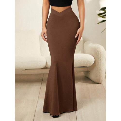 Solid Color Mermaid Skirt Elegant Chic Skirt Elegant