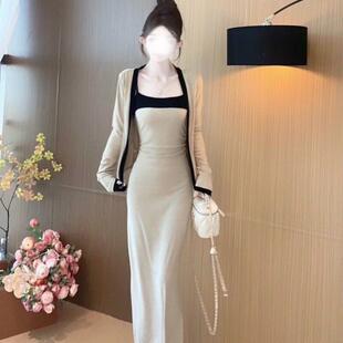 Womens Fall Winter Fashion Comfortable Colorblock Knit