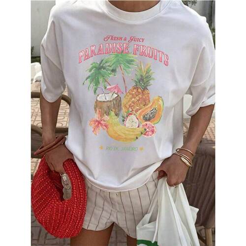 Casual Fitted Halloween Print Top Summer Fashion Kint