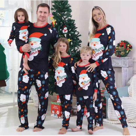 Family Matching Christmas Pajama Set Christmas Tree Letter
