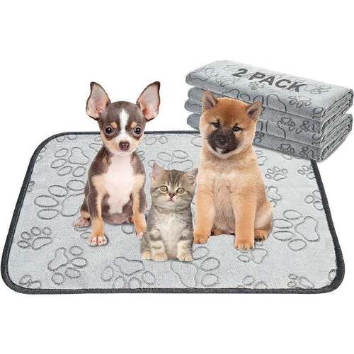 Reusable Puppy Pads 2 Pack Washable Waterproof NonSlip