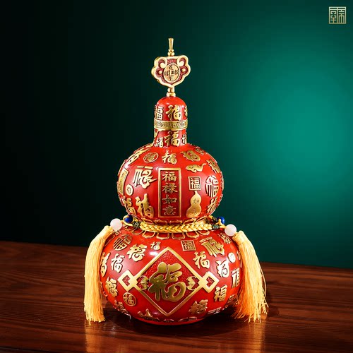 百福葫芦铜摆件祝寿乔迁之喜礼品