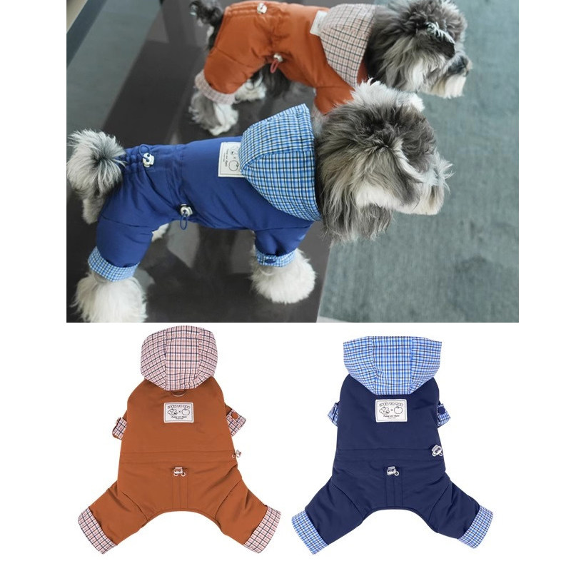 cheepet宠物狗狗衣服四腿棉服