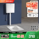 箭牌蹲便器蹲坑水箱家用蹲便器卫生间便盆便池防臭大冲力蹲厕节水