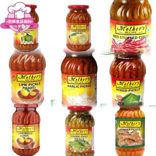 印度什锦泡菜500g MIXED PICKLE 辣绿辣椒泡菜 蒜香泡菜食品