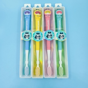 帝门特534高档卡通轻奢儿童牙刷学生家用超软护齿深层清洁护齿