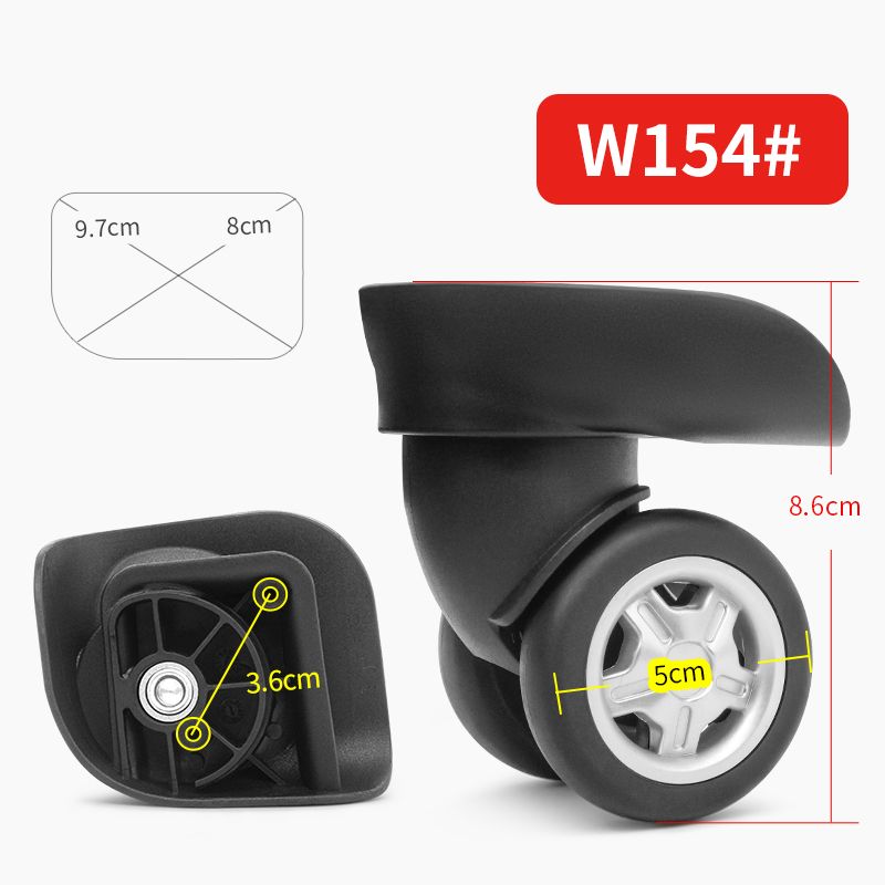 外交官拉杆箱美旅行李箱包轮子奔轮BL-115万向轮FliF903#轱辘154