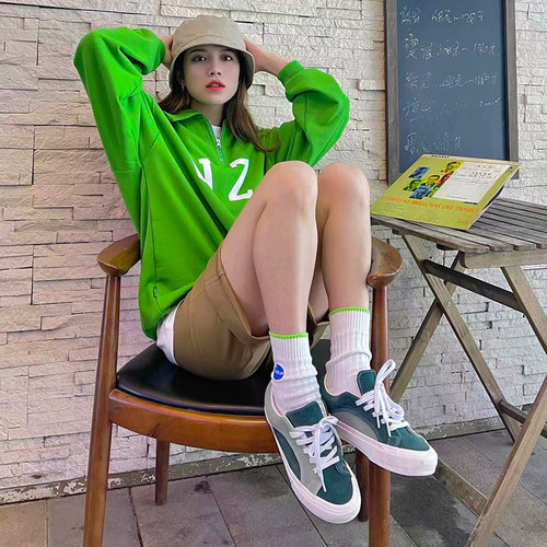 顽尔街头潮流小众麂皮低帮滑板鞋