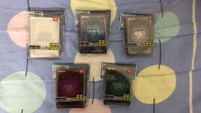 游戏王官方卡套 Vrains电子界 Ver.2 蜂窝网络 碎闪 蓝黑红绿