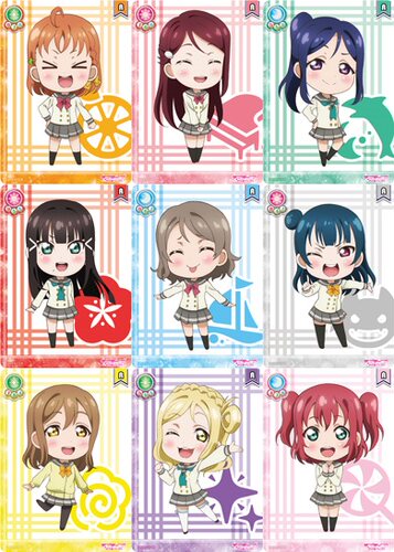 LoveLive! SIC Vol.4 Q版迷你Aqours R/R+ LL04 010-018