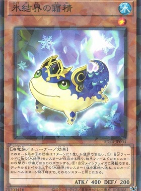游戏王 SD40/TW01 冰结界的霜精 N/NPR/SR/SPR/SER/SEPR 日版