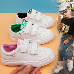 童鞋2025春新款男童鞋儿童小白鞋女童鞋子白色板鞋女小学生帆布鞋