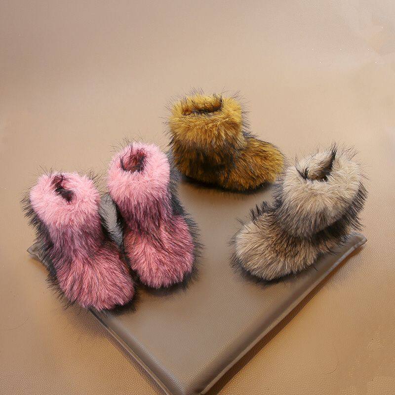 女童加厚仿貉子狐狸毛毛靴冬季新款儿童加绒保暖皮草靴宝宝毛毛鞋,童鞋/婴儿鞋/亲子鞋,棉靴,淘宝优惠券,粉丝福利购,淘宝优惠卷