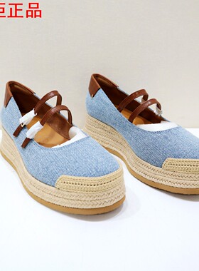 zsazsazsu莎莎苏2026春季轻盈渔夫鞋丹宁风玛丽珍单鞋Z76118A-11
