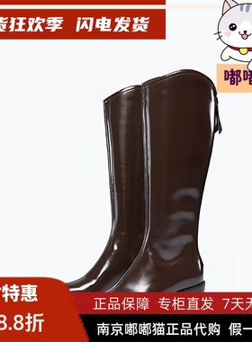 St&Sat/星期六2025冬季粗跟女高筒骑士长靴SSD4117498/SSD4119498