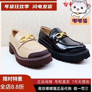 断码清仓zsazsazsu莎莎苏春乐福鞋不累脚一脚蹬小皮鞋ZA43523-40