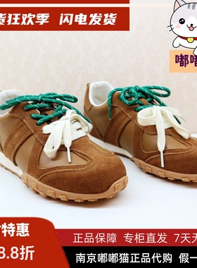 KISSCAT接吻猫2025秋运动休闲阿甘鞋薄底德训鞋单鞋女KA65687-50