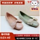 TA43502 断码 清仓Tigrisso蝶愫秋蹀愫蝴蝶结水钻芭蕾舞平底鞋