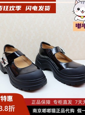 断码清仓zsazsazsu莎莎苏秋季玛丽珍单鞋女法式厚底鞋ZA54502-40