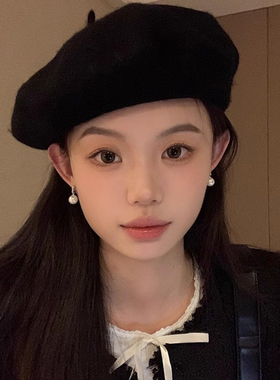 温柔百搭白色珍珠镶钻耳钉女耳饰新款高级感气质大气纯银耳环耳夹