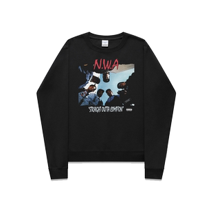 长袖圆领卫衣男女INS说唱嘻哈nwa团队体匪帮hiphop潮牌青少年印花