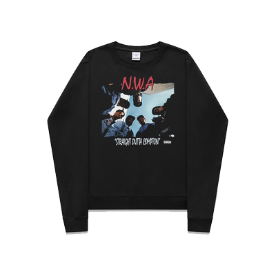 长袖圆领卫衣男女说唱嘻哈nwa