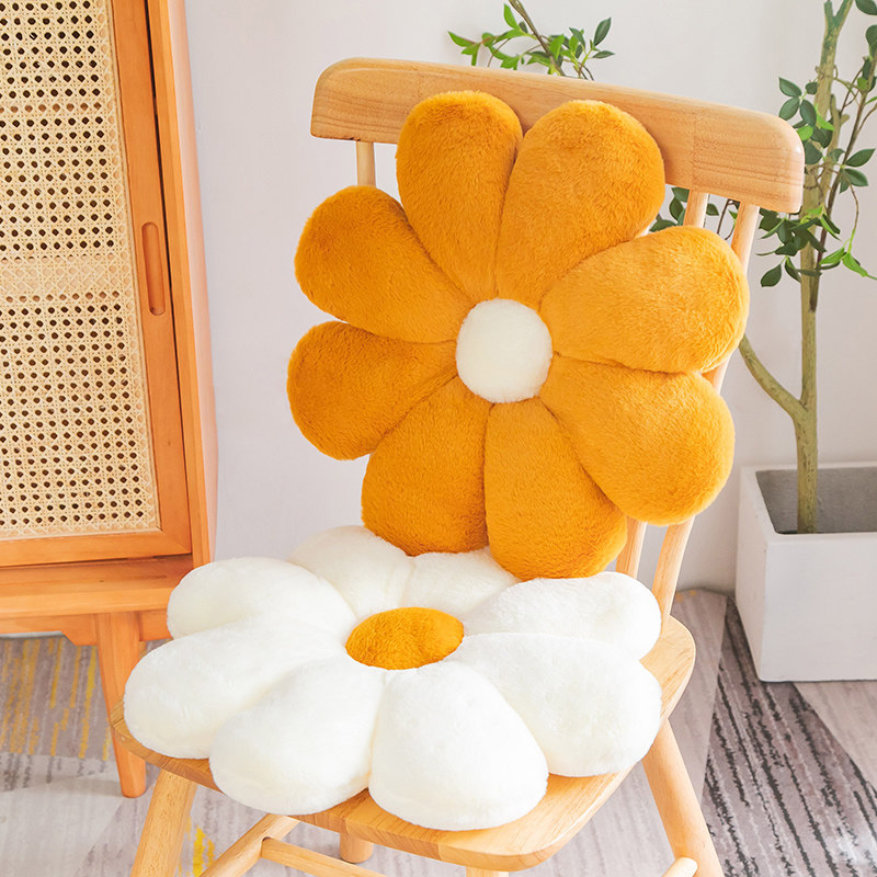 现代花朵坐垫卧室地上客厅沙发抱枕靠垫飘窗太阳花椅垫子凳子屁垫