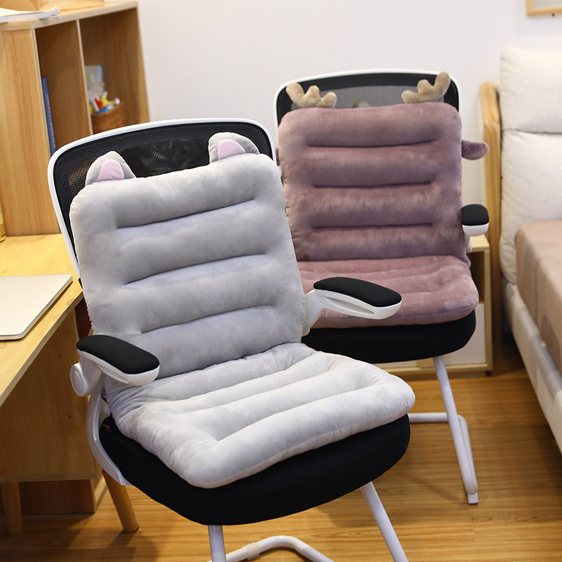 简约办公室久坐椅垫连体坐垫靠垫一体椅子靠背学生座椅凳子屁股垫,居家布艺,椅垫,淘宝优惠券,粉丝福利购,淘宝优惠卷