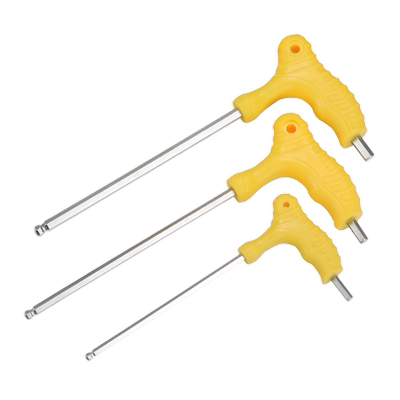 球头内六角扳手单支2.5-10mm塑柄