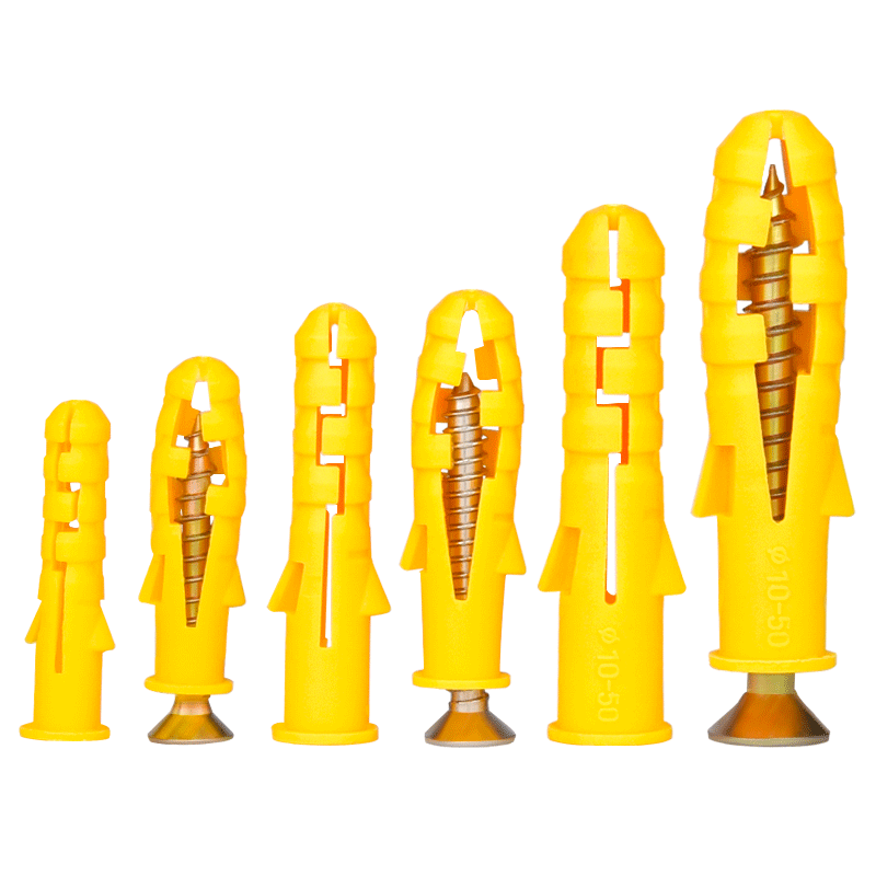 塑料膨胀管小黄鱼胀塞胶塞锚栓