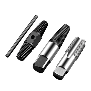 水龙头断丝取出器四分螺丝断裂水管双头反丝取断头丝锥六分取丝器