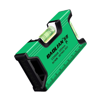 保联强磁水平尺高精度迷你铝合金