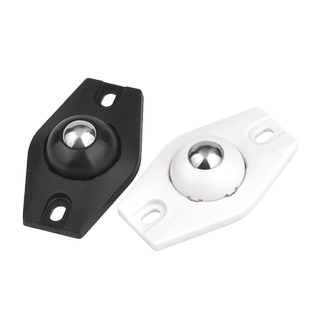 保联万向轮底托迷你滑轮底座滚珠脚轮家具移动茶几托盘粘贴小滚轮