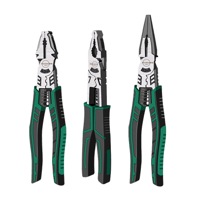 保联钢丝钳老虎钳电工钳平口钳