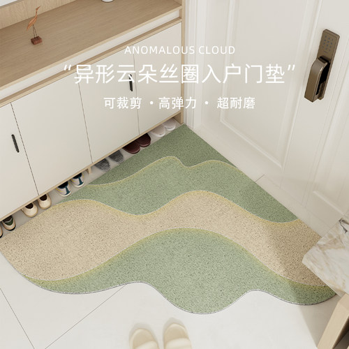 丝圈入户门地垫门口加厚防滑脚垫