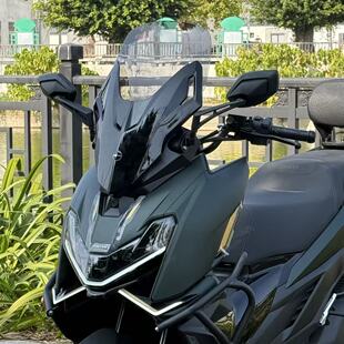 适配升仕150X改装佛沙前脸风挡 加高挡风 前移后视镜 挡风挡雨