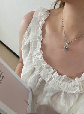 奶酪cheese 原创旋转木马珐琅彩项链  少女感韩系锁骨链 夏日清新