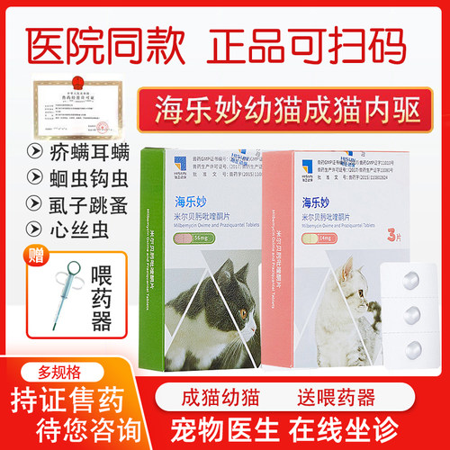 猫咪驱虫药体内体外同驱