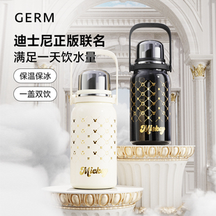 GERM迪士尼儿童保温杯大容量女2025新款水杯子大号316不锈钢水壶