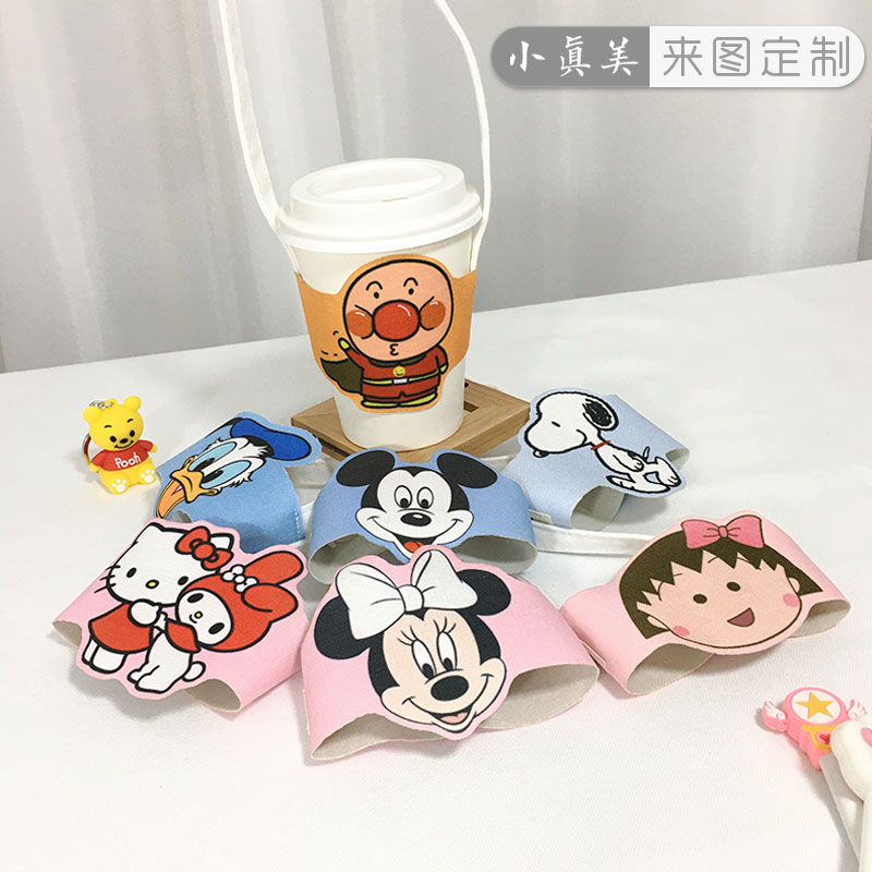 史努比异形卡通手摇杯提袋环保