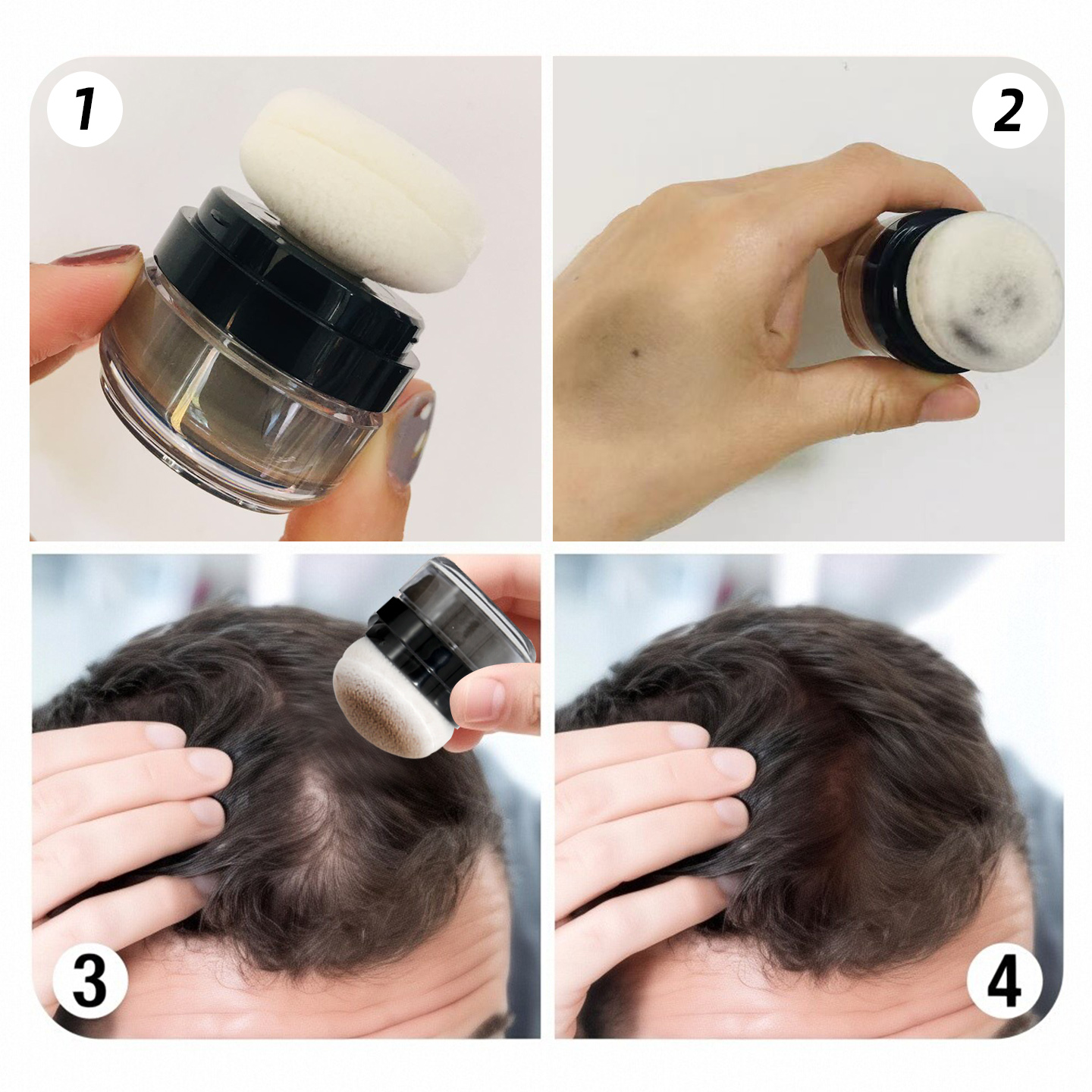 男士头发纤维粉视觉增发密发补发缝神器发际线填充喷雾稀疏遮盖