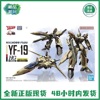 万代 HG 1/100 超时空要塞 PLUS YF-19 正版拼装模型